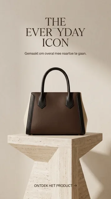 Voorbeeld Instagram Story voor Webshop: The everyday icon