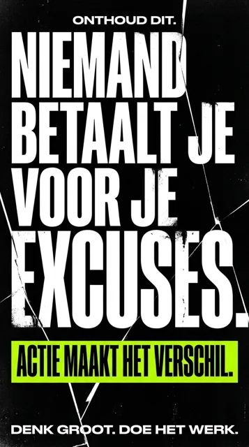 Voorbeeld Instagram Story voor Sales: Jouw ambitie. Onze arena.