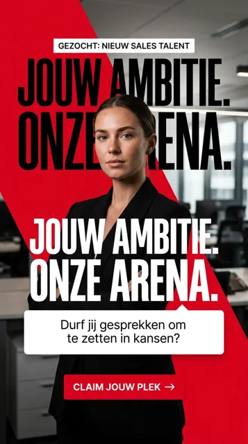 Voorbeeld Instagram Story voor Sales: Niet lullen. Leveren.