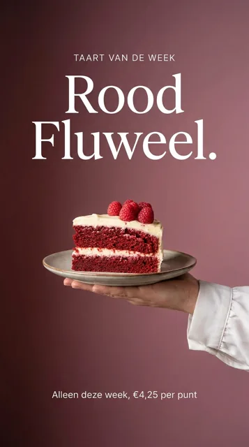 Voorbeeld Instagram Story voor Bakkerij: Vandaag bij ons