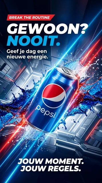 Voorbeeld Instagram Story voor Brands: Gewoon? Nooit.
