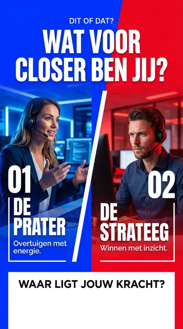 Voorbeeld Instagram Story voor Sales: Sales is niet voor iedereen