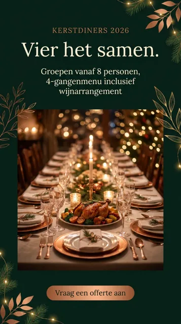 Voorbeeld Instagram Story voor Restaurants: Kerstdiners 2026