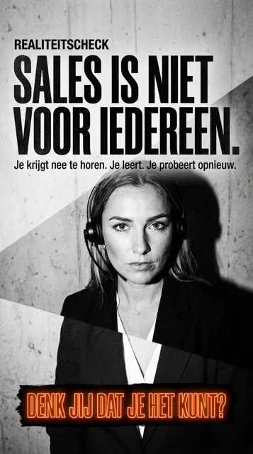 Voorbeeld Instagram Story voor Sales: Actie maakt het verschil